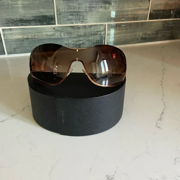 Prada brown sunglasses with original case Accessories | Prada Sunglasses With Original Case | Poshmark main image 2